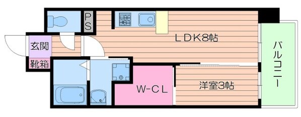 シスイル長居の物件間取画像